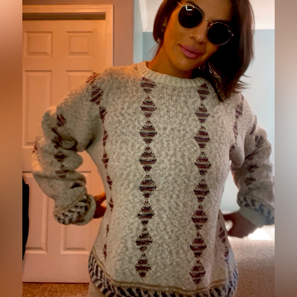 Retro Vintage Lord Jeff knitted sweater.